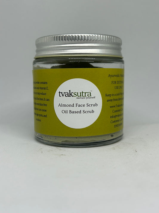 Almond face and body scrub