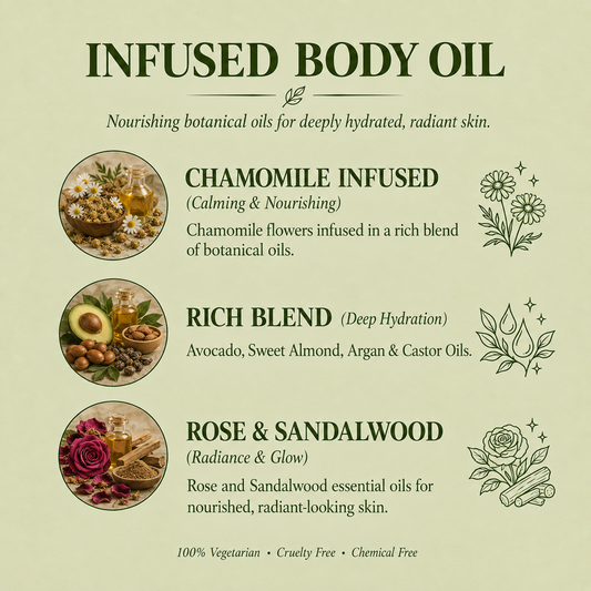 Infused Body oil for dry skin