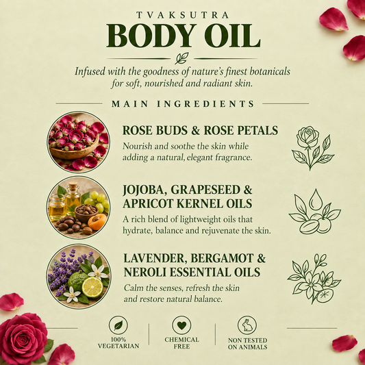Infused Body oil for oily skin