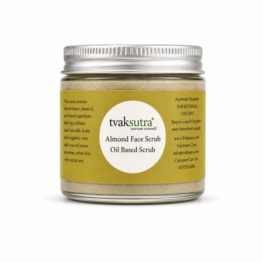 Almond face and body scrub