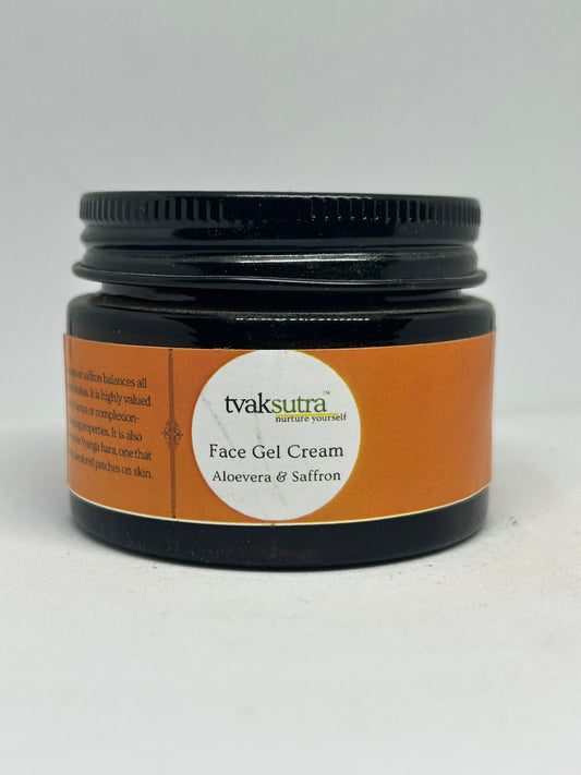 Aloe saffron gel cream