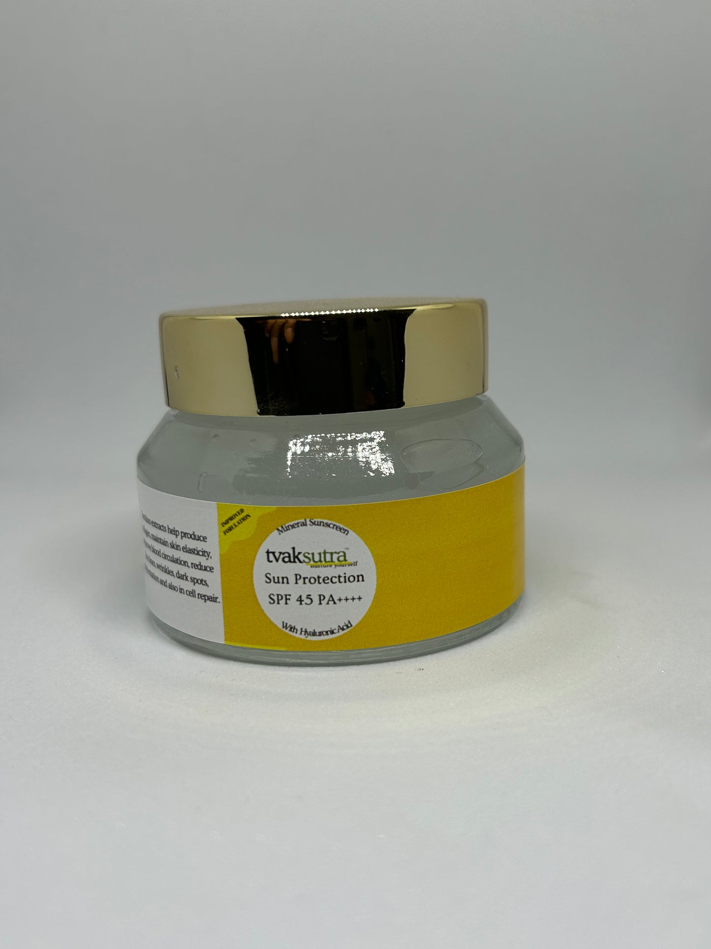 Natural gel Sunscreen SPF 50, PA +++  (Improved formulation)