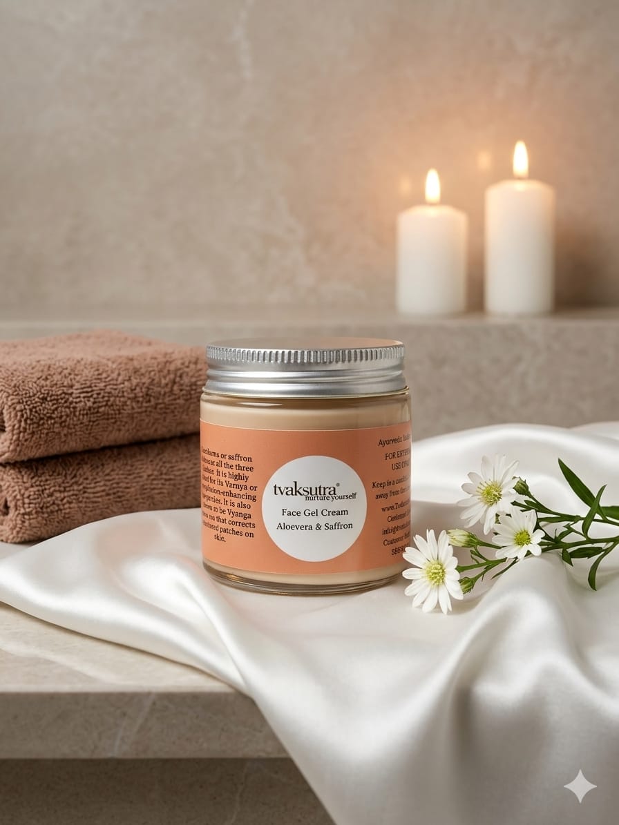 Aloe saffron gel cream