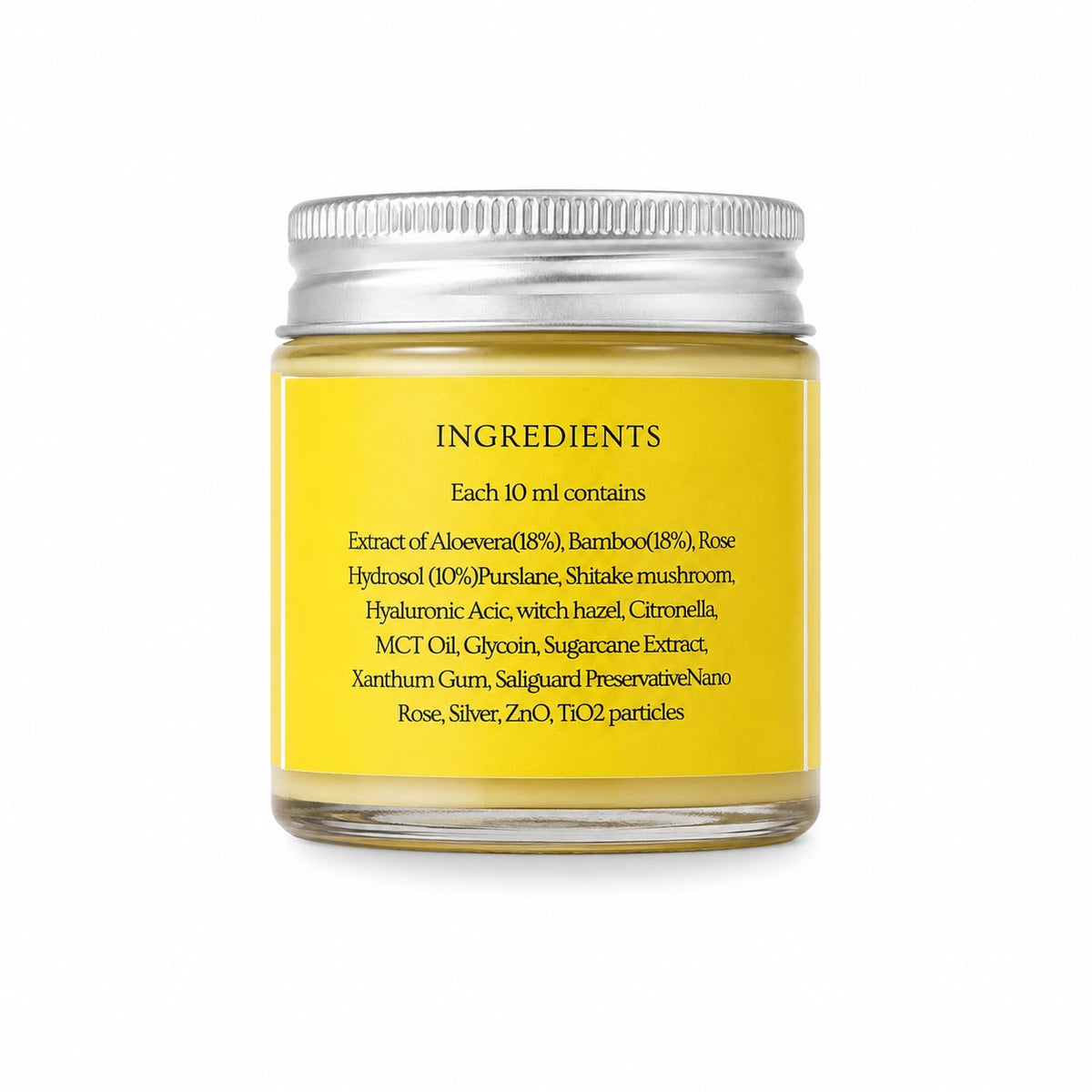 Natural gel Sunscreen SPF 50, PA +++  (Improved formulation)