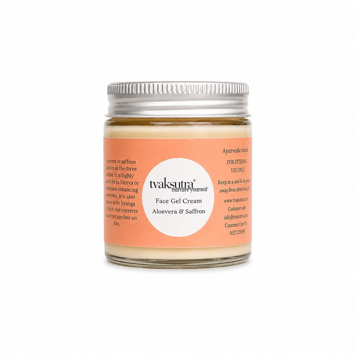 Aloe saffron gel cream